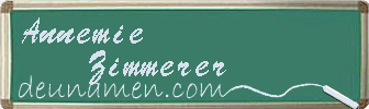 Annemie Zimmerer Visitenkarte